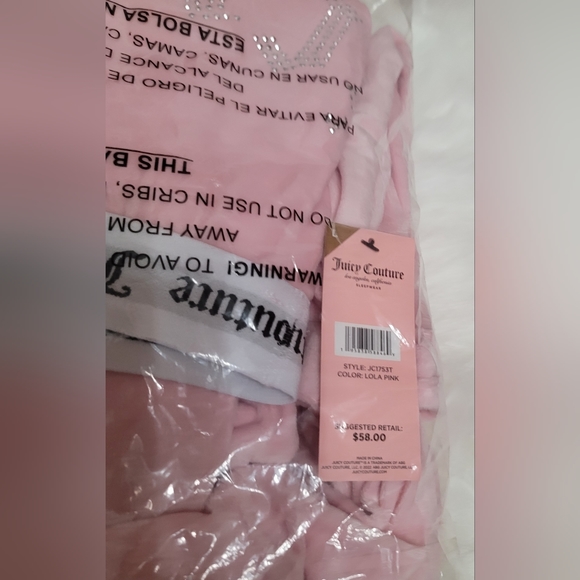 Juicy Couture Lounge Set with Embellished Rhinestones Front & Back. Brand New 💎 - Picture 4 of 4